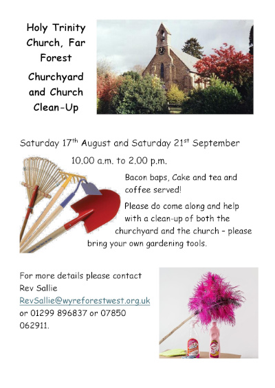 Sat 17th August and Sat 21st September 10am till 2pm